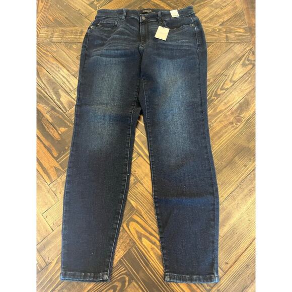 Judy Blue Jeans High Waist Skinny Women 16W Western Academia Stretchy Plus Size - Picture 1 of 12